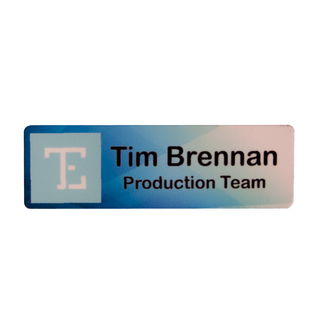 Customized Name Badge 1x3 - Things Engraved
