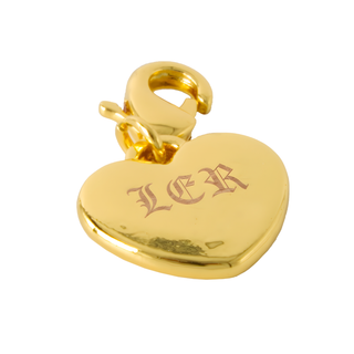 Gold Heart Charm - Things Engraved