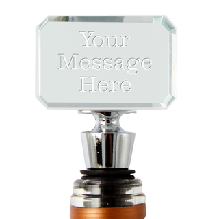 Personalized Crystal Wine Stopper - Things Engraved