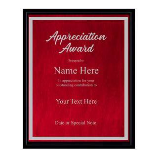 Design Your Own Black Wood Plaque 9 x 7 Things Engraved