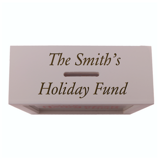 Customizable Honeymoon Money Bank - Things Engraved
