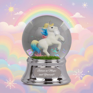Musical Water Globe - Unicorn - Things Engraved