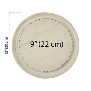 Customized Faux Wood Round Wall Art - Things Engraved