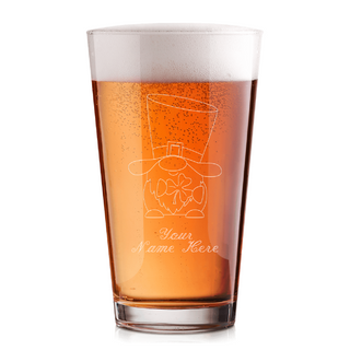 Cute Gnome Classic Beer Pint 16 oz - Things Engraved
