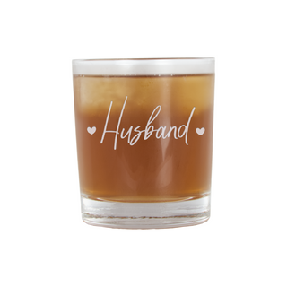 The Hubby's Whiskey Glass 11 oz - Things Engraved