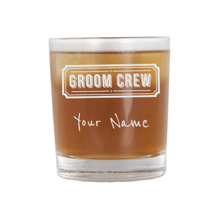 The Groomsmen's Booze Blaster Whiskey Glass 11 oz - Things Engraved