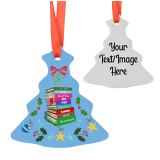Swiftie Custom Christmas Tree Shaped Ceramic Ornament - Things Engraved