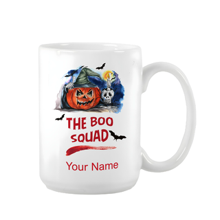The Boo Squad Ceramic Mug 15 oz - Things Engraved