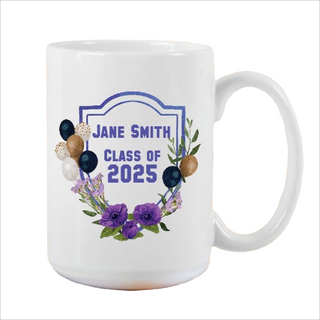 Graduation Balloons Ceramic Mug - Things Engraved