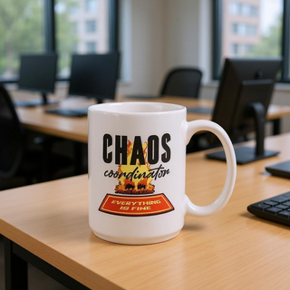 Chaos Coordinator Ceramic Mug 15 oz - Things Engraved