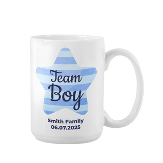 Baby Reveal Ceramic Mug 15 oz - Things Engraved