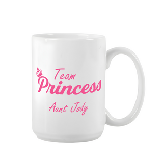 Team Gender Reveal Ceramic Mug 15 oz - Things Engraved