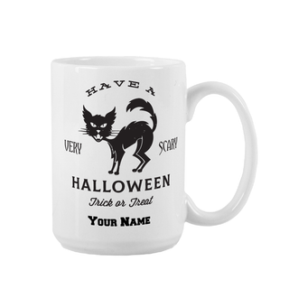 Have a Very Scary Halloween Ceramic Mug 15 oz - Things Engraved