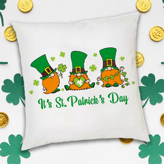 Gnomes St Patrick Day Custom Pillow - Things Engraved