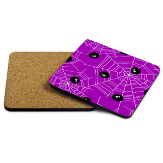 Spider Web Square Coaster - Things Engraved