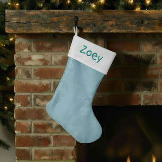 Solid Colour Christmas Stocking Things Engraved