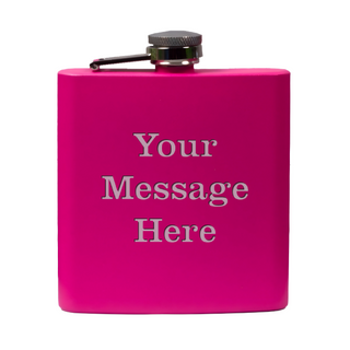 Stainless Steel 6oz Flask - Things Engraved