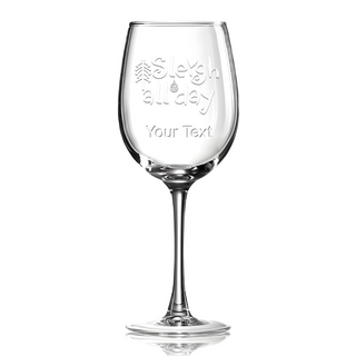 Christmas Wine glass - Set of 3 - Things Engraved