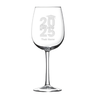 Class of 2025 Red Wine Glass - Things Engraved