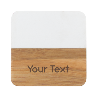 Marble Coaster with Custom Engraving Set of 4 - Things Engraved
