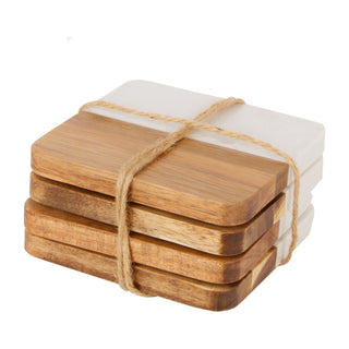 Marble Coaster with Custom Engraving Set of 4 - Things Engraved