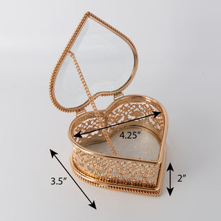 Custom Engraved Heart Shaped Jewelry Box - Things Engraved