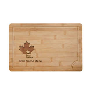 I Love Canada Custom Cutting Board - Things Engraved