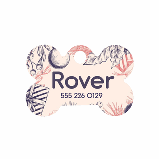 Christmas Theme Custom Pet Tag - Things Engraved