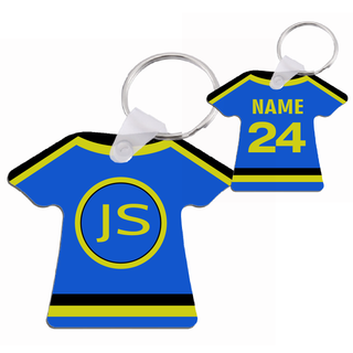 Custom Hockey Jersey Keychain - Things Engraved