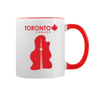 The T Dot Ceramic Mug 11 oz - Things Engraved