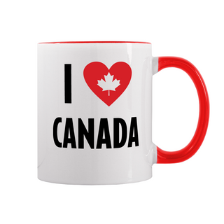 I Love Canada Ceramic Mug 11 oz - Things Engraved