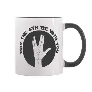 May the 4th Be With You Ceramic Mug BLK - Things Engraved