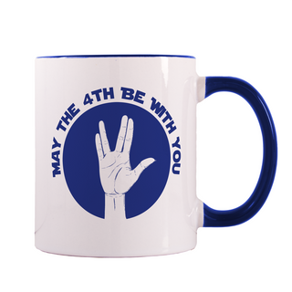 May the 4th Be With You Ceramic Mug BLU - Things Engraved