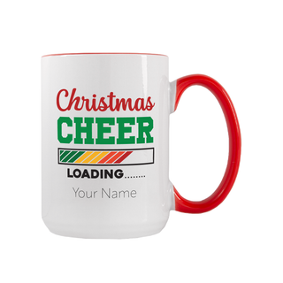 Christmas Cheer Loading Ceramic Mug 15 oz - Things Engraved