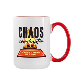 Chaos Coordinator Ceramic Mug 15 oz - Things Engraved