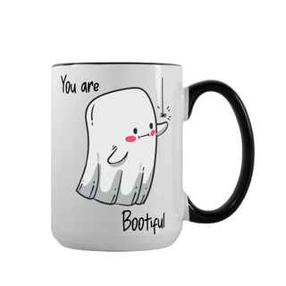 You Are Bootiful Ceramic Mug - Black Inlay - Things Engraved