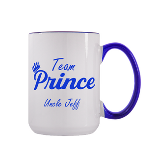 Team Gender Reveal Ceramic Mug 15 oz - Things Engraved