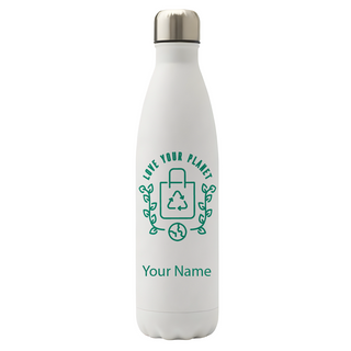 Love Your Planet Vacuum Water Bottle - Things Engraved