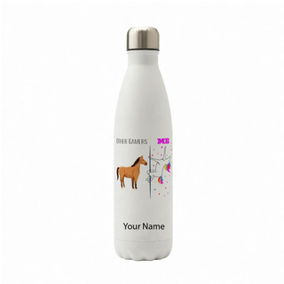 Gaming Unicorn Vacuum Water Bottle 25 oz - Things Engraved