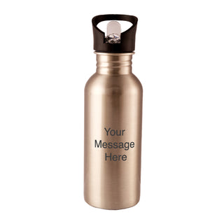 Custom Engraved 600ml Water Bottle - Things Engraved