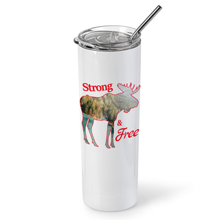 Canadian Strong and Free Tumbler - Things Engraved