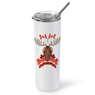 Moose Coat of Arms Tumbler - Things Engraved