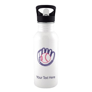 The Vibrant Catcher White Water Bottle - Things Engraved