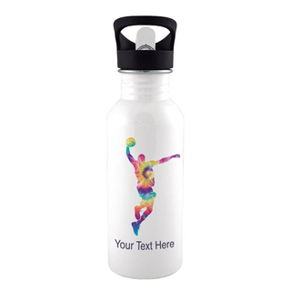 The Slam Dunk White Water Bottle - Things Engraved