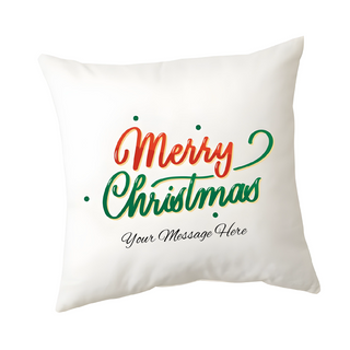Custom Christmas Cushion 18 x 18 - Things Engraved
