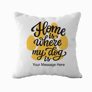 Dog Lovers' Custom Cushion 18" x 18" - Things Engraved