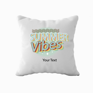 Summer Vibes Pillow With Filling - Things Engraved