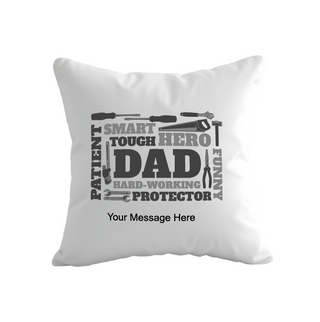 Inspirational Dad Pillow With Filling - Things Engraved