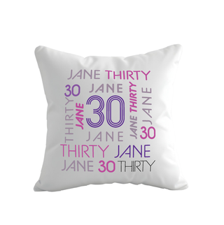 Milestone Birthday Pillow - Things Engraved