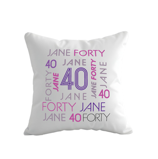 Milestone Birthday Pillow - Things Engraved